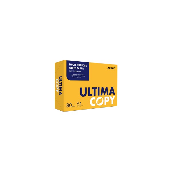 100018 ΧΑΡΤΙ ΦΩΤΟΤΥΠΙΚΟΥ ULTIMA COPY Α4 80γρ. 500Φ. - Image 1