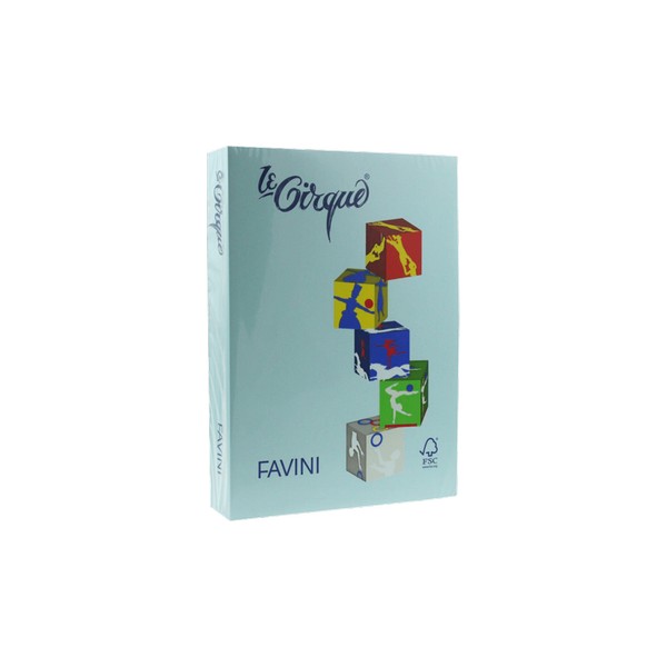 160-101 ΧΑΡΤΙ FAVINI 250Φ Α4 160gr 160-101 ΣΙΕΛ ΠΑΣΤΕΛ - Image 1