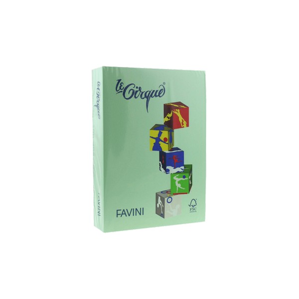 160-107 ΧΑΡΤΙ FAVINI 250Φ Α4 160gr 160-107 ΠΡΑΣΙΝΟ ΠΑΣΤΕΛ - Image 1