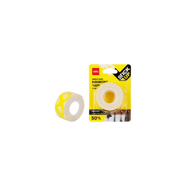 231.35011 ΤΑΙΝΙΑ ΔΙΠΛΗΣ ΟΨΗΣ DELI ΑΦΡΩΔΗΣ BLISTER 25.4mmx1.5m EA35011 - Image 1