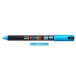 ΜΑΡΚΑΔΟΡΟΣ UNI POSKA PC-1MR ΓΑΛΑΖΙΟ 0,7 mm ΝΕΡΟΥ