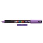 ΜΑΡΚΑΔΟΡΟΣ UNI POSKA PC-1MR ΜΩΒ 0,7 mm ΝΕΡΟΥ