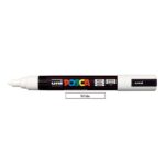 ΜΑΡΚΑΔΟΡΟΣ UNI POSKA PC-5 ΛΕΥΚΟ 1,8-2,5 mm ΝΕΡΟΥ