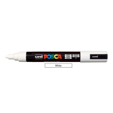 ΜΑΡΚΑΔΟΡΟΣ UNI POSKA PC-5 ΛΕΥΚΟ 1,8-2,5 mm ΝΕΡΟΥ
