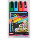 ΜΑΡΚΑΔΟΡΟΣ UNI POSKA PC-5 ΣΕΤ 4 ΤΕΜ 1,8-2,5 mm ΝΕΡΟΥ
