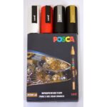 ΜΑΡΚΑΔΟΡΟΣ UNI POSKA PC-5 ΣΕΤ 4 ΤΕΜ 1,8-2,5 mm ΝΕΡΟΥ