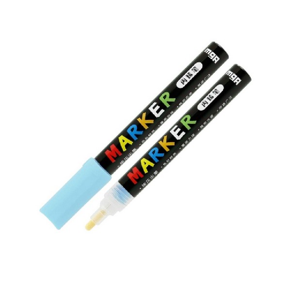 6931747144297 ΜΑΡΚΑΔΟΡΟΣ ΑΚΡΥΛΙΚΟΣ M & G 2 mm AQUA BLUE S610 - Image 1