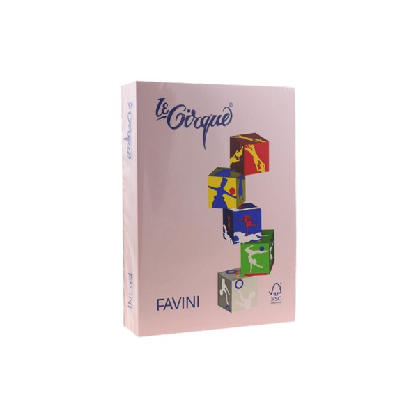 80-108 ΧΑΡΤΙ FAVINI 500Φ Α4 80gr 80-108 ΡΟΖ - Image 1