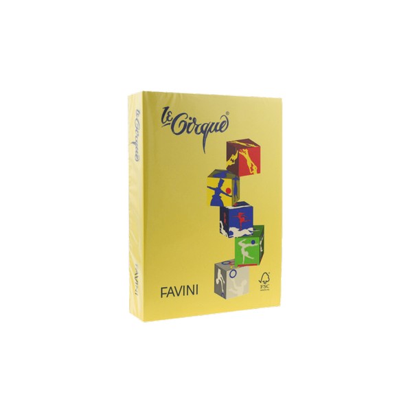 80-200 ΧΑΡΤΙ FAVINI 500Φ Α4 80gr 80-200 ΚΙΤΡΙΝΟ - Image 1