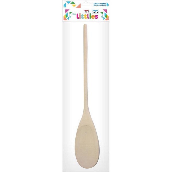 000646646 ΚΟΥΤΑΛΑ ΞΥΛΙΝΗ 30cm THE LITTLIES - Image 1