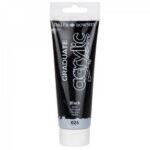 GRADUATE ACRYLIC 120ML BLACK
