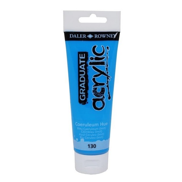 5011386020525 GRADUATE ACRYLIC 120ML COERULEUM HUE - Image 1