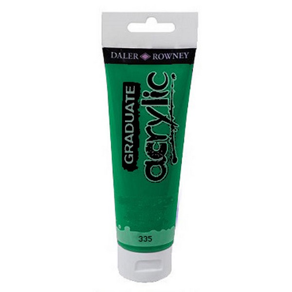 5011386020549 GRADUATE ACRYLIC 120ML EMERALD - Image 1