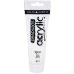 GRADUATE ACRYLIC 120ML WHITE