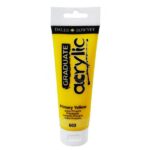 GRADUATE ACRYLIC 120ML PRIMARY YELLOW