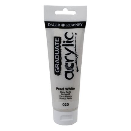 GRADUATE ACRYLIC 120ML PEARLESCENT WHITE