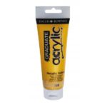 GRADUATE ACRYLIC 120ML METALLIC YELLOW