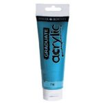 GRADUATE ACRYLIC 120ML METALLIC BLUE