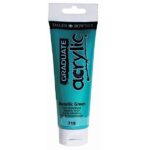 GRADUATE ACRYLIC 120ML METALLIC GREEN