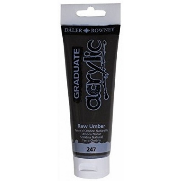 5011386077628 GRADUATE ACRYLIC 120ML RAW UMBER - Image 1