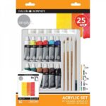 ΣΕΤ ΖΩΓΡΑΦΙΚΗΣ SIMPLY       ACRYLIC SET 25 PCS