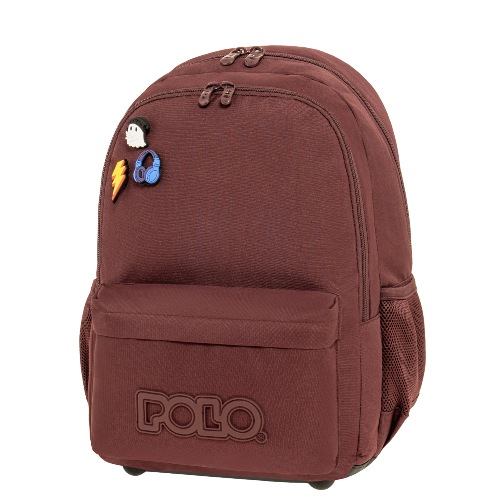 5201927134006 ΣΑΚΙΔΙΟ POLO PINS BURGUNDY - Image 1