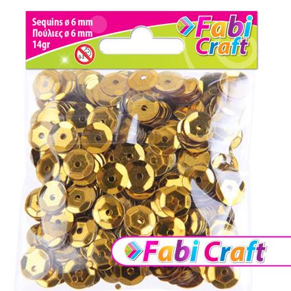 ΠΟΥΛΙΕΣ FΑΒΙ 6ΜΜ 14GR ΧΡΥΣΟ