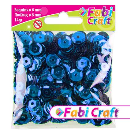 ΠΟΥΛΙΕΣ FΑΒΙ 6ΜΜ 14GR ΜΠΛΕ
