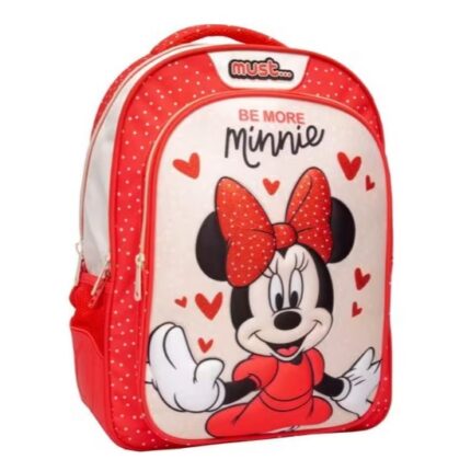 Σακίδιο πλάτης MUST Δημοτικού 3 θηκές Be More Minnie 562945