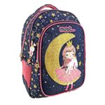 Σακίδιο πλάτης MUST Δημοτικού 3 θηκές Girl Moon 585578