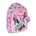 Σακίδιο πλάτης MUST Δημοτικού 3 θηκές Disney Minnie Mouse Flowers 565792