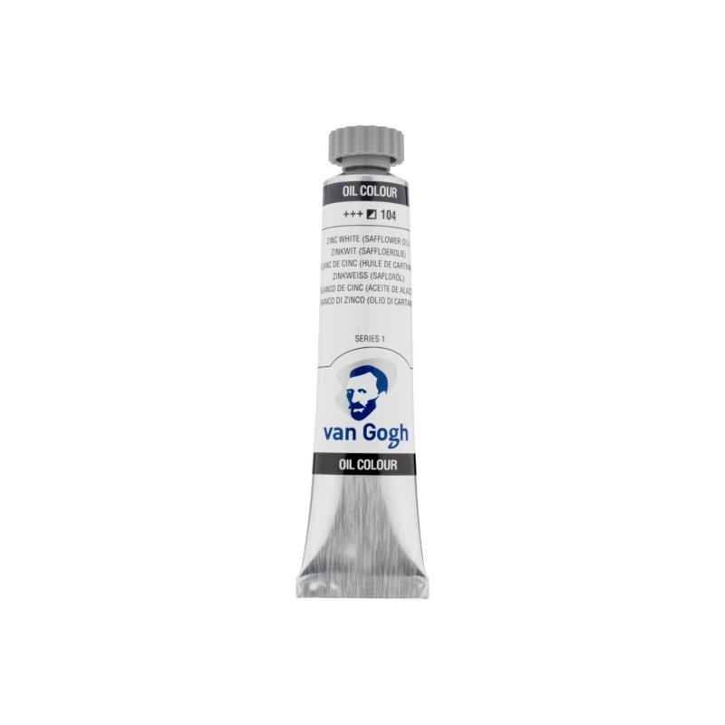 161204104 ΛΑΔΙΑ TALENS VAN GOGH 20ml 104 ZINC WHITE - Image 1
