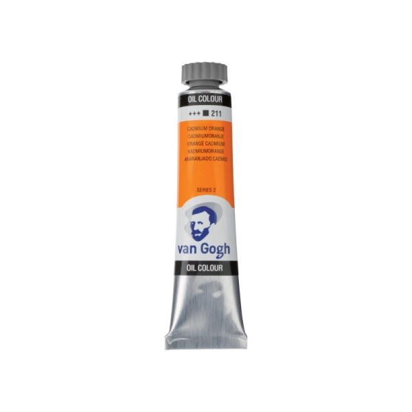 161204211 ΛΑΔΙΑ TALENS VAN GOGH 20ml 211 CADMIUM ORANGE - Image 1
