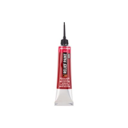 ΧΡΩΜΑ AMSTERDAM RELIEF 20ml 422 RED BROWN