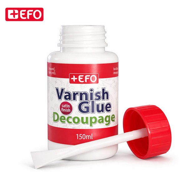 5204983227439 ΚΟΛΛΑ +EFO VARNISH DECOUPAGE ΠΑΖΛ 150ml - Image 1